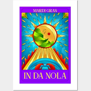 NEW ORLEANS MARDI GRAS IN DA NOLA Posters and Art